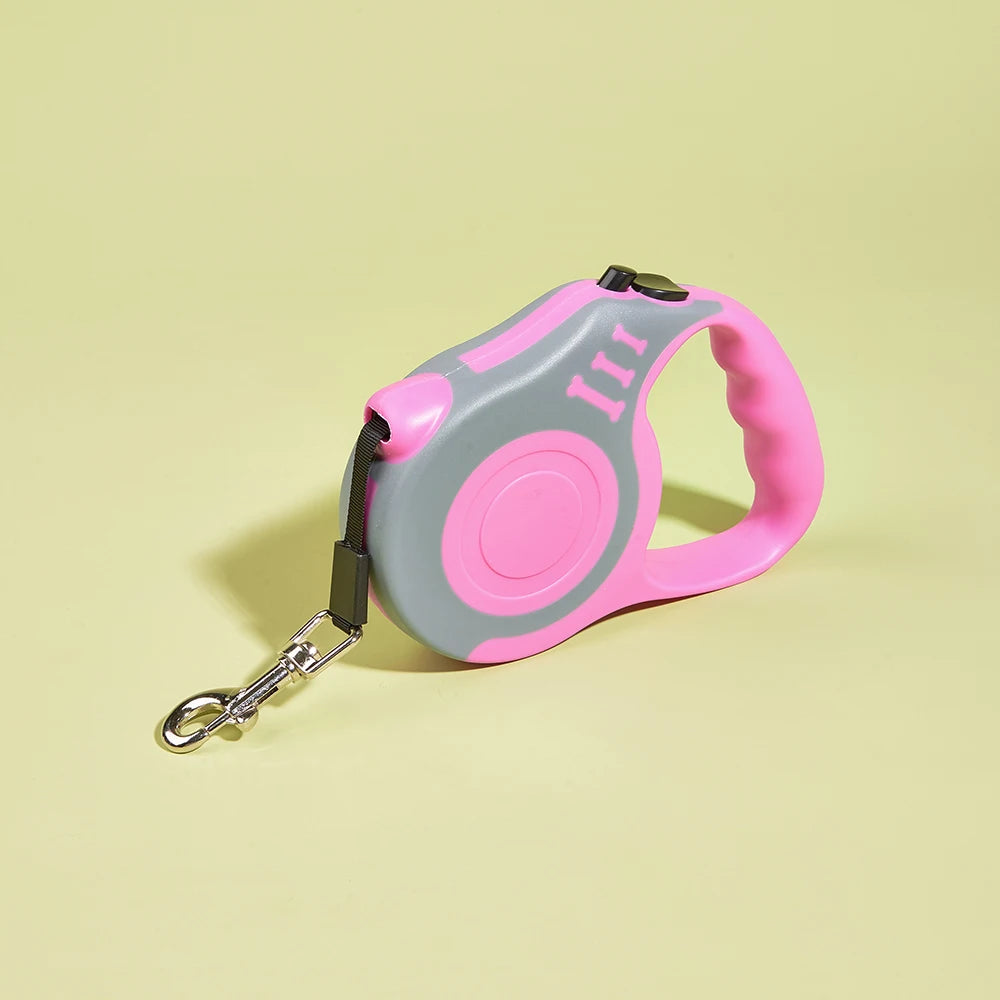 Retractable Dog Leash – 3m & 5m for Small, Medium & Large Dogs