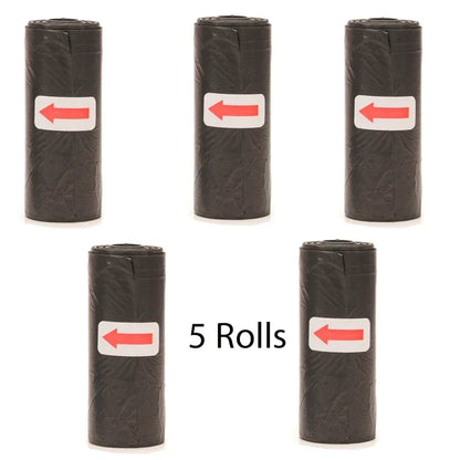Disposable Dog Poop Bags with Bone Dispenser & Leash Clip